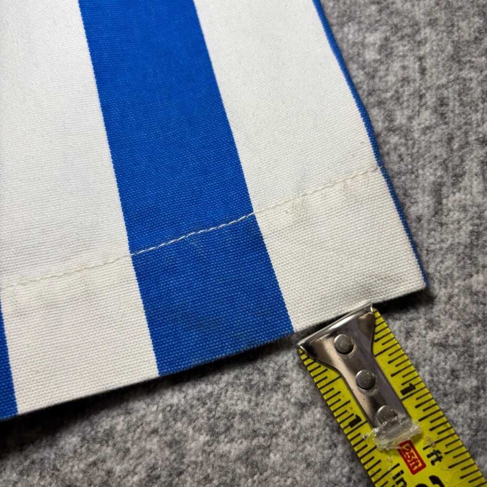 BDG Urban Outfitters Women’s Joey Straight Leg Jeans Size 24 Blue White Stripe - Picture 11 of 12